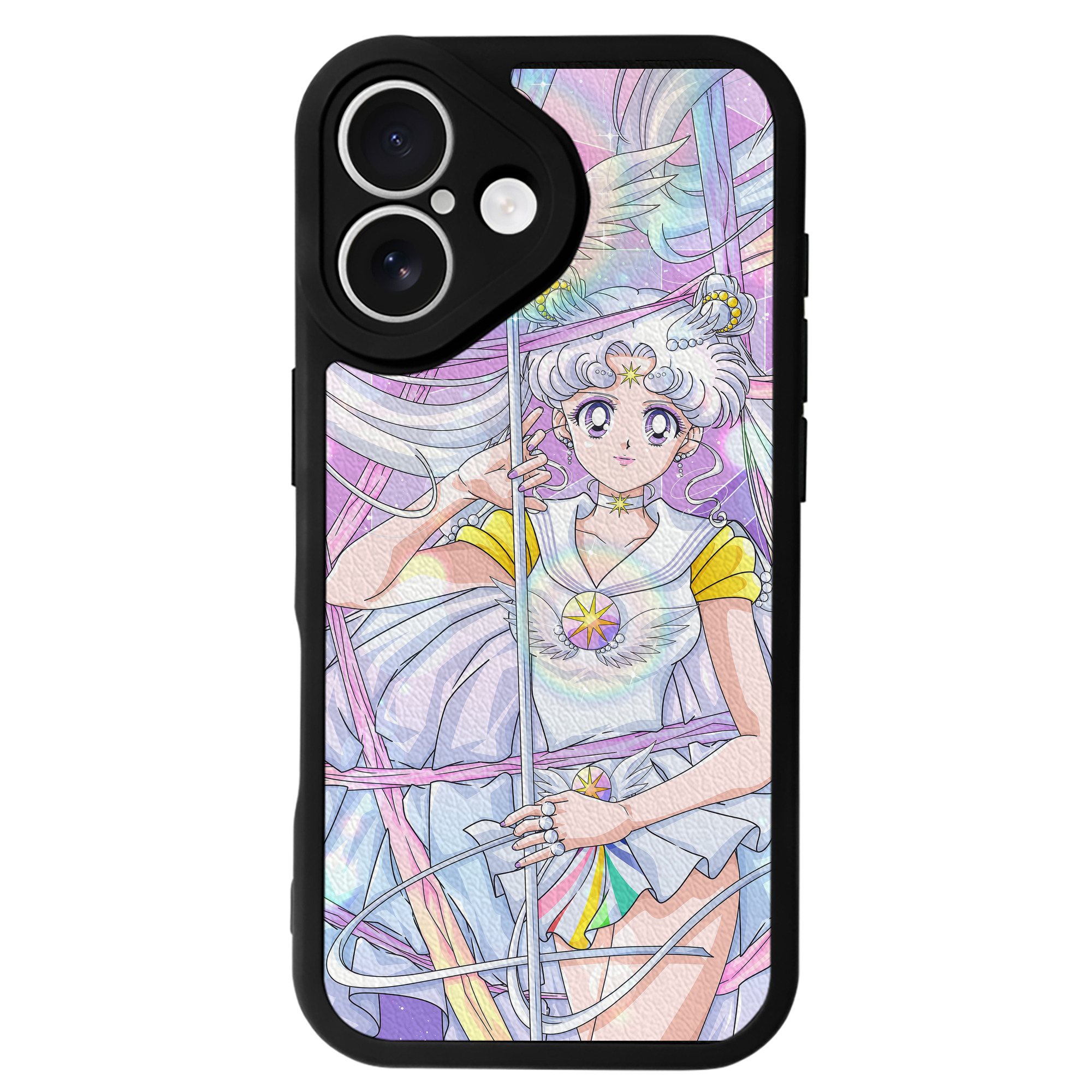 （画像用） 美少女戦士セーラームーン Sailor Moon 【iPhone 16シリーズ対応】シリコンスマホケース（レザー調） 材質：シリコン